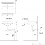 TOTO L710CSRE 半嵌入檯上盤